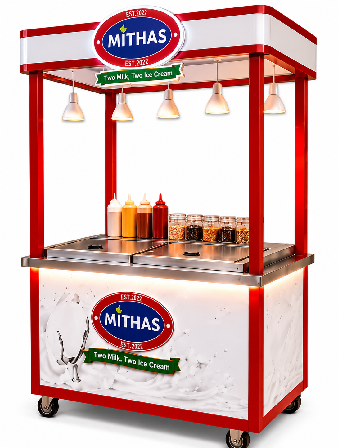 Mithas Indoor Cart for Restaurant, Mall & Cafés